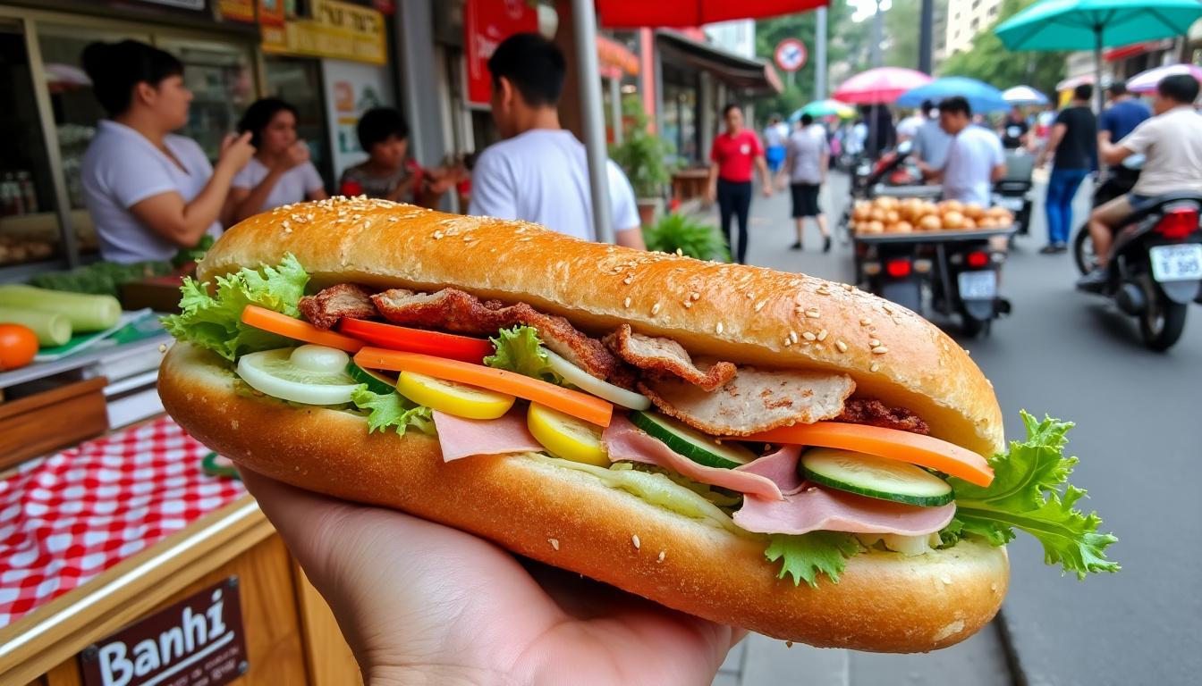 découvrez le banh mi, le sandwich vietnamien traditionnel qui a conquis le monde avec ses saveurs uniques et son croquant irrésistible.