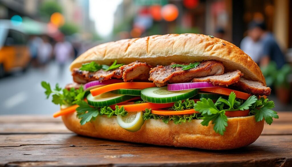 découvrez l'histoire et les saveurs uniques du banh mi, ce sandwich vietnamien traditionnel qui séduit les palais du monde entier.
