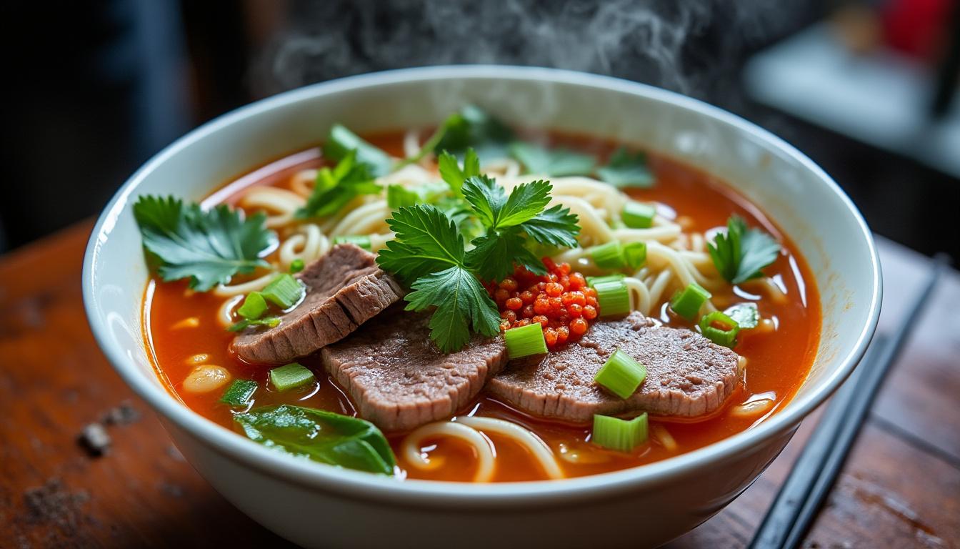découvrez le bun bo hue, la soupe épicée authentique et royale du centre du vietnam, riche en saveurs et en traditions culinaires.