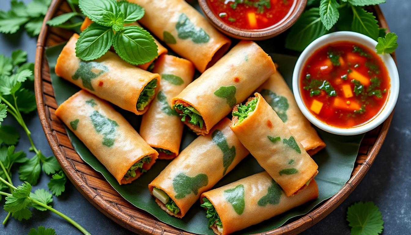 découvrez la recette authentique des nems vietnamiens, explorez leur origine et révélez les secrets de ce plat classique incontournable de la cuisine vietnamienne.