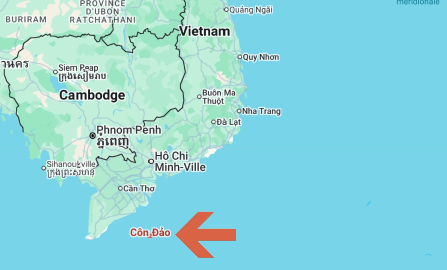 Où se trouve Con Dao au Vietnam