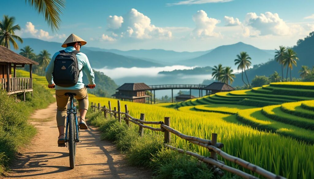 découvrez les plus beaux itinéraires pour voyager autrement à vélo au vietnam et explorez ses paysages uniques pour une expérience inoubliable.